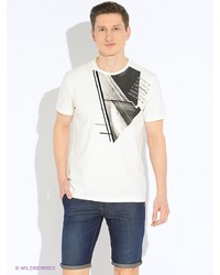 Мужская белая футболка от MEXX