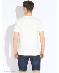 Мужская белая футболка от MEXX