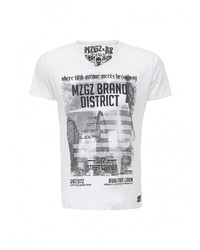 Мужская белая футболка от Mezaguz