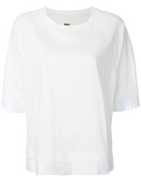Женская белая футболка от MM6 MAISON MARGIELA