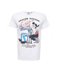 Мужская белая футболка от Modis