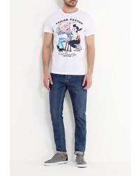 Мужская белая футболка от Modis