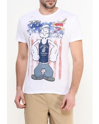 Мужская белая футболка от Modis