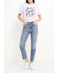 Женская белая футболка от Modis