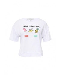 Женская белая футболка от Modis