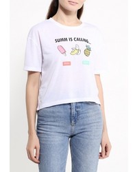 Женская белая футболка от Modis