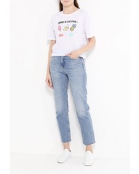 Женская белая футболка от Modis