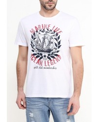 Мужская белая футболка от Modis