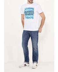 Мужская белая футболка от Modis