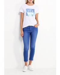 Женская белая футболка от Modis