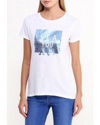 Женская белая футболка от Modis