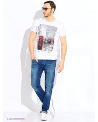 Мужская белая футболка от MONDIGO