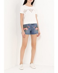 Женская белая футболка от Morgan