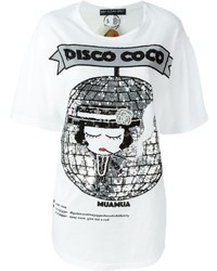 Женская белая футболка от Mua Mua