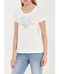 Женская белая футболка от Mustang