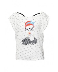 Женская белая футболка от Naf Naf