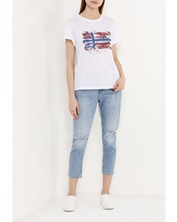 Женская белая футболка от Napapijri