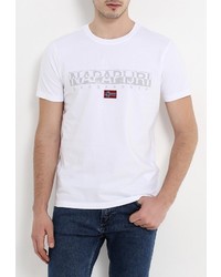 Мужская белая футболка от Napapijri