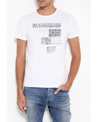 Мужская белая футболка от Napapijri