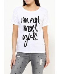 Женская белая футболка от Noisy May