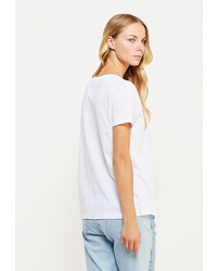 Женская белая футболка от Noisy May