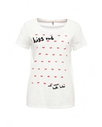 Женская белая футболка от Only