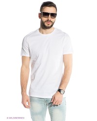 Мужская белая футболка от Oodji