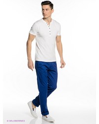 Мужская белая футболка от Oodji