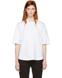 Женская белая футболка от Palm Angels
