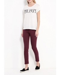 Женская белая футболка от Pepe Jeans