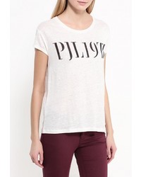 Женская белая футболка от Pepe Jeans