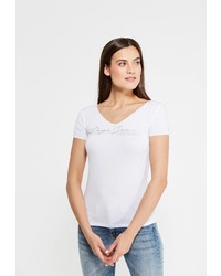 Женская белая футболка от Pepe Jeans