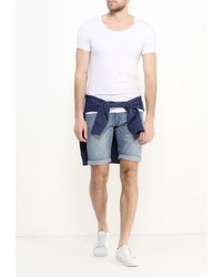 Мужская белая футболка от Piazza Italia