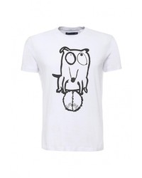 Мужская белая футболка от Piazza Italia