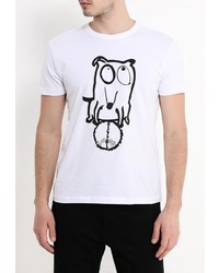 Мужская белая футболка от Piazza Italia