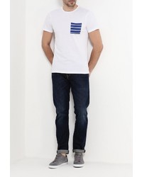 Мужская белая футболка от Piazza Italia