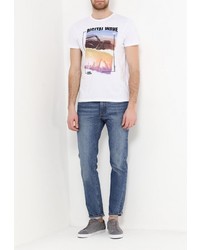 Мужская белая футболка от Piazza Italia