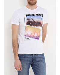 Мужская белая футболка от Piazza Italia