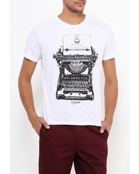 Мужская белая футболка от Piazza Italia