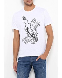 Мужская белая футболка от Piazza Italia