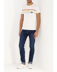 Мужская белая футболка от Piazza Italia