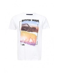 Мужская белая футболка от Piazza Italia