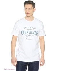 Мужская белая футболка от Quiksilver