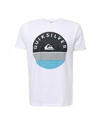 Мужская белая футболка от Quiksilver