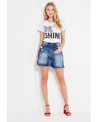 Женская белая футболка от Rinascimento