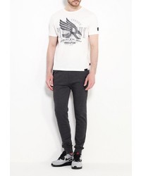 Мужская белая футболка от Ringspun