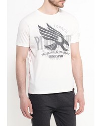 Мужская белая футболка от Ringspun