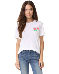 Женская белая футболка от Rxmance