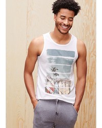 Мужская белая футболка от s.Oliver