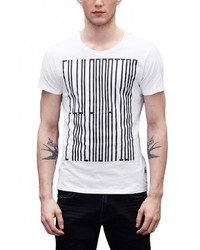 Мужская белая футболка от s.Oliver Denim